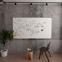 Magnetic board QP09whitewritingwall-mounted