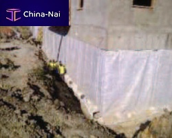 Drainage waterproofing membrane TERADRAIN® BAT-FDE-FDEPfor retaining wallsrollcomposite