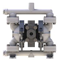 Double-diaphragm pump airelectricself-priming