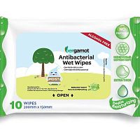 Hand hygiene cleansing wipes pack of 10
