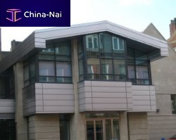 Panel cladding APERAMstainless steelmetalgrooved