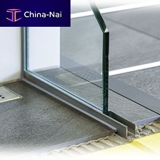 Stainless steel profile SHOWER-GKcornerU-shapedfor partition wall