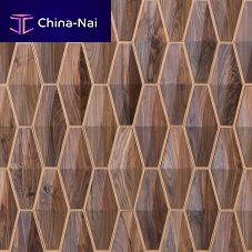Acoustic wall panel Cameo acoustic american walnutAmerican walnutcorkreclaimed material