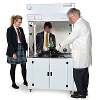 Teaching fume hood BE EDUlaboratoryfloor-standinglaminar flow