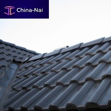 Interlocking roof tile SELSKAconcreteblackbrown