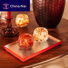 Glass tealight holder Floconshomecommercial