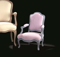 Louis XVI style armchair L15 TF 25fabricwoodenchild's