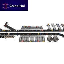 Cross-belt sorter MX-Hfor the food industryfor parcelfor cardboard boxes