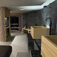 Contemporary bathroom OFURO & DURIwooden