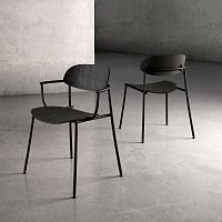 Contemporary chair ORIindoorbamboolaminate