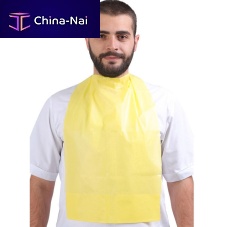 Single-use medical bib adultblueyellow