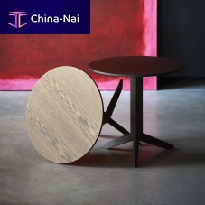 Contemporary coffee table CALAwood veneerashash base