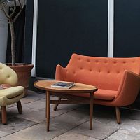 Scandinavian design coffee table EYEoakwalnutteak
