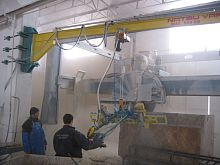 Wall-mounted jib crane NPI - PP01 seriesliftingergonomicfor heavy loads