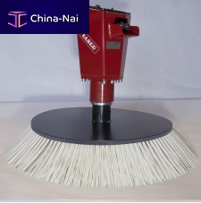 Forklift broom