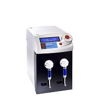 Dual-syringe pump Atlas for chemicalsstepper motor-drivenmobile