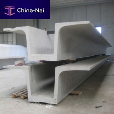 Precast concrete beam with symmetrical sectionIdouble T