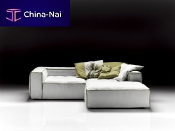 Modular sofa EXTRASOFTcontemporaryfabricleather