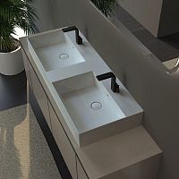 Countertop washbasin APPLIGHT 120ceramicdouble2-hole