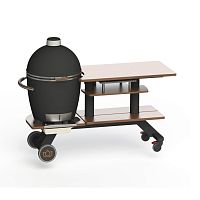 Contemporary table KB10-TG400woodensteel baserectangular