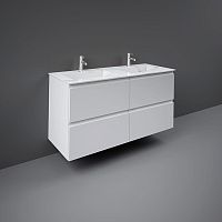 Built-in washbasin RAK-Preciousceramicdouble2-hole