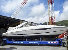 2-axle trailer towedfor boats