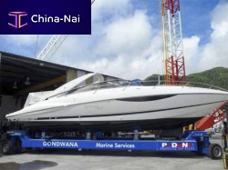2-axle trailer towedfor boats