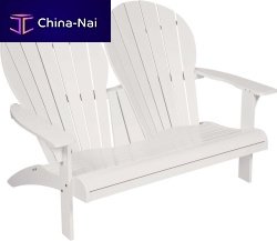 Contemporary garden bench ADELIwoodenwith backrestwith armrests