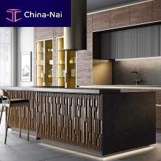 Contemporary kitchen Brooklinwoodenislandcustom