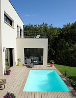 Outdoor swimming pool LIBERTY®in-groundwooden