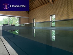 Structural glass panel transparentstainedfor partition wall