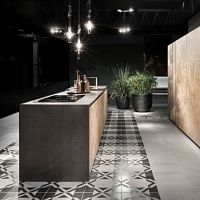 Contemporary kitchen OPERAwoodenglassmarble