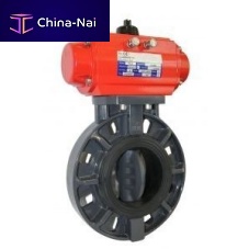 Butterfly valve pneumaticelectricfor control