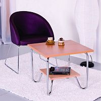 Contemporary coffee table OLDY glasssolid woodwood veneer