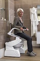 Bathroom toilet lift SOLLEVAwith armrestselectricwith battery