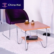 Contemporary coffee table OLDY glasssolid woodwood veneer
