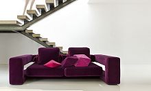 Sofa bed BIBIKcontemporaryfabricviolet