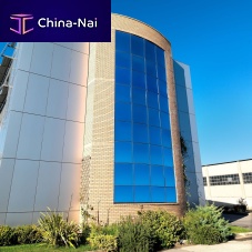 Aluminum and glass curtain wall 4000glass