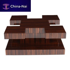Art Deco coffee table CT010Macassar ebonyglossy varnished woodMacassar ebony base