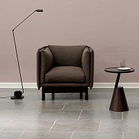 Contemporary club chair KITEleathersolid woodMDF
