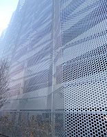Perforated sheet metal expandedaluminumfacade