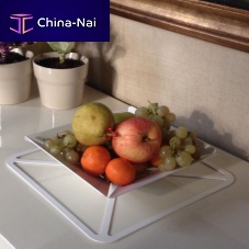 Sheet metal fruit basket FLOWER POWER