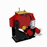Laboratory vibratory crusher VIBRA-DRUM®rotary drumhorizontalfor metals