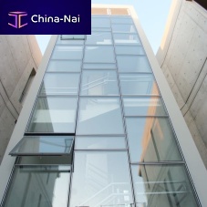 Panel curtain wall EL 7000aluminum and glass