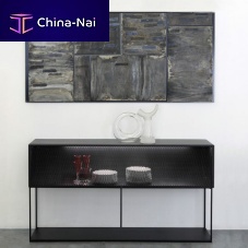 Sideboard with long legs TRISTANOcontemporarymetalwith shelf