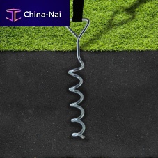 Metal ground anchor