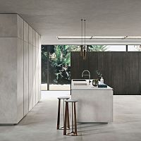 Contemporary kitchen Way Materiaoakglassquartz