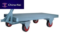 Flatbed trailer FWST series2-axletowedfor warehouse