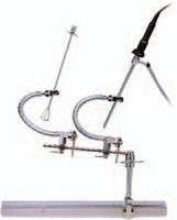 Endoscope instrument holding arm 69-0550-Gflexiblerail-mounted