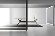 Contemporary table CAVALLETTO FISSOwoodenrectangular